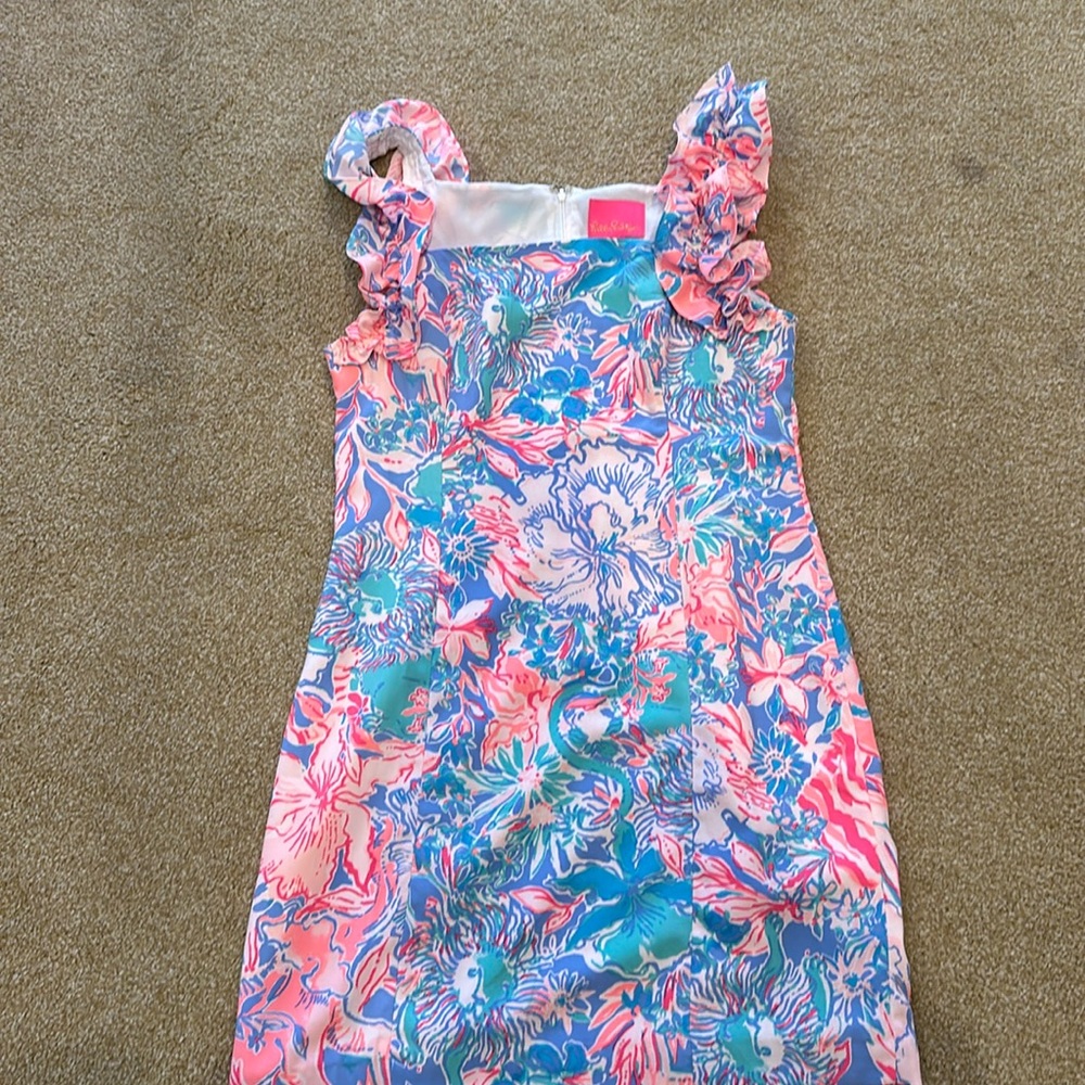 Lilly Pulitzer Stefi Multi Colored Havana Cocktail Shift size 12